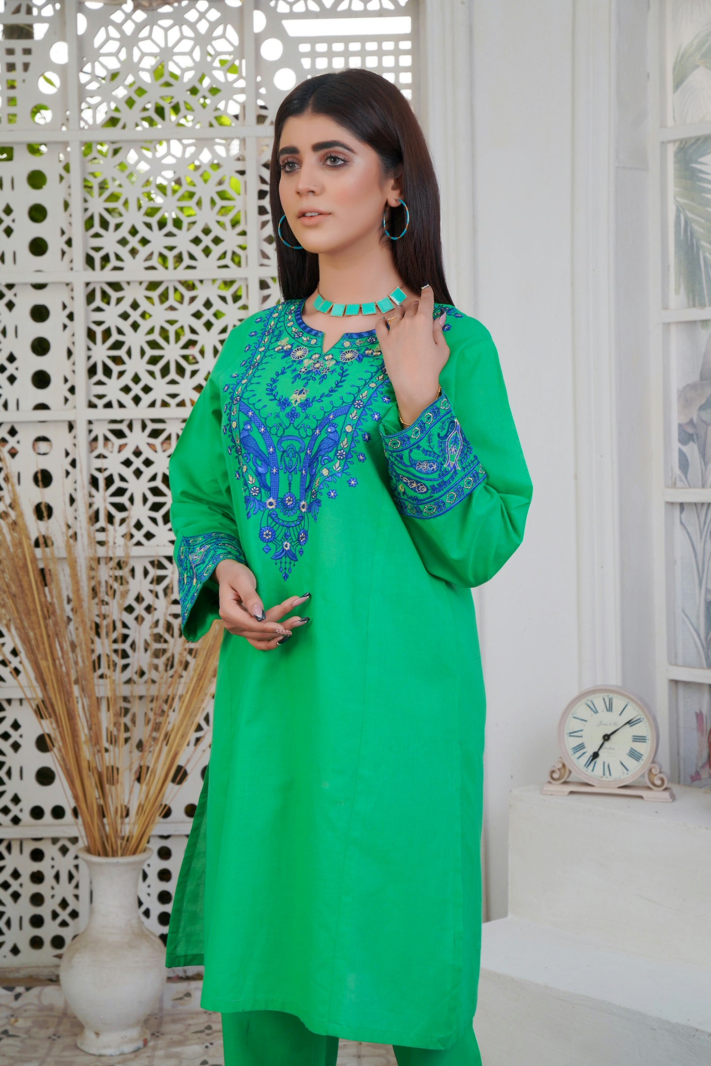 Summer Collection 2022 Embroidered Shirt and Trouser