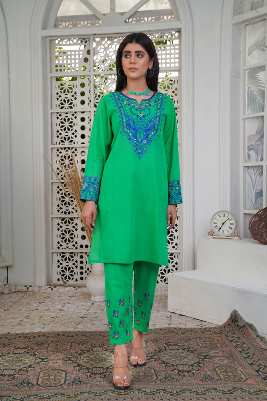Summer Collection 2022 Embroidered Shirt and Trouser