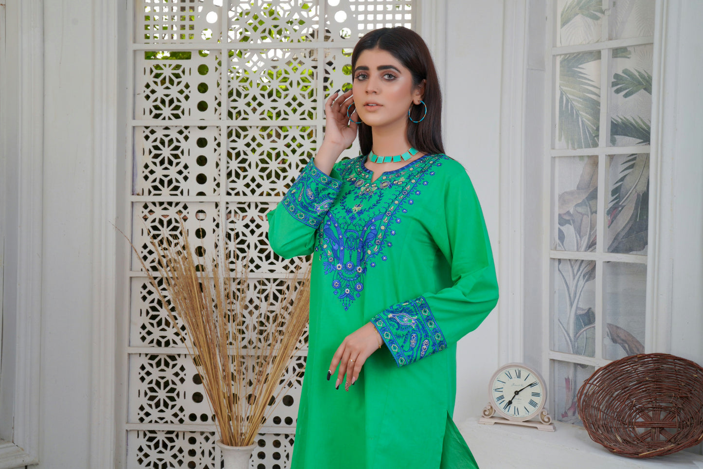 Summer Collection 2022 Embroidered Shirt and Trouser